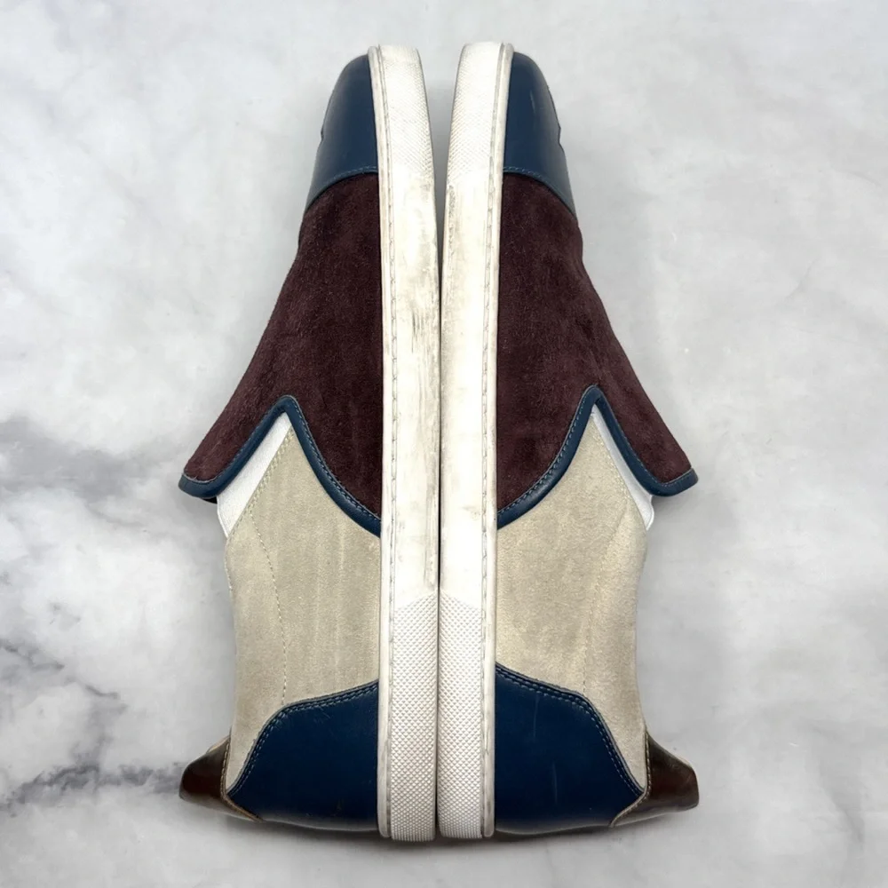 Christian Louboutin Naza Star Suede Leather Cap Toe Slip On Sneaker Shoe Mens 43 - Picture 5 of 15